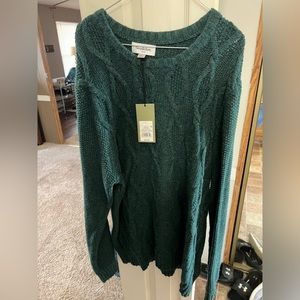 NWT Goodfellow&Co size large wintergreen sweater